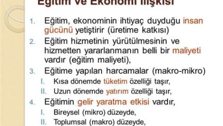 Dijital Eğitim ve Ekonomi İlişkisi