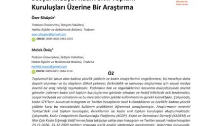 Sosyal Medya ve Kamuoyu Yaratma